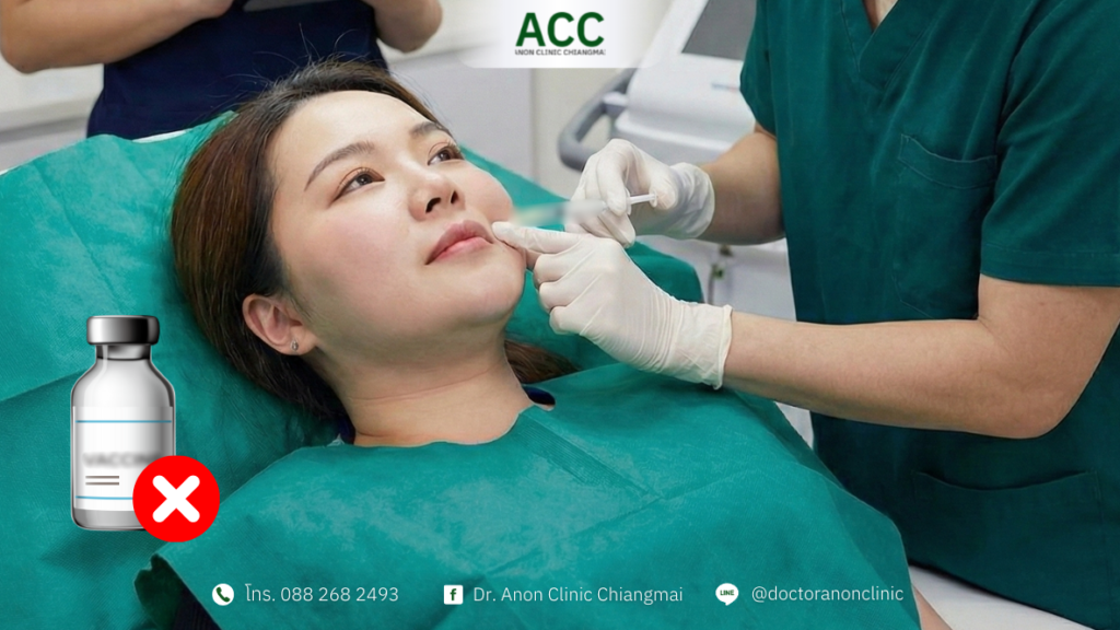 acne can be injected ฉีดแฟดลดแก้ม